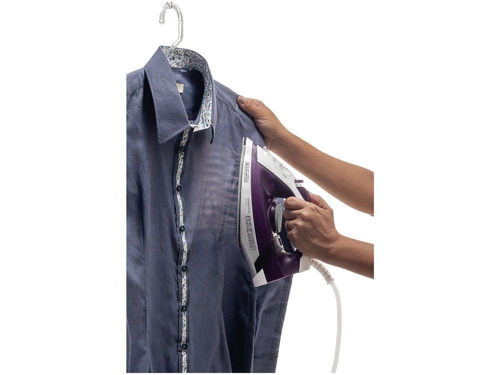 Ferro de Passar Roupa a Vapor e a Seco Black + Decker Steam Plus FX2500 Branco e Roxo - 5