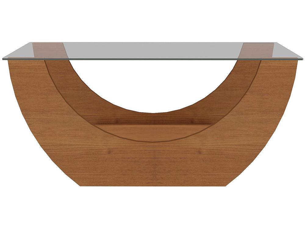 Mesa de Centro com Tampo de Vidro Onda Artely - 3