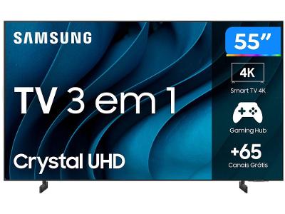 Smart TV 55” UHD 4K LED Crystal Samsung 55CU8000