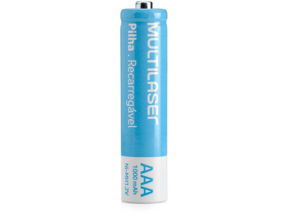 Pilha Recarregável AAA CB050 Multilaser 1000mAh - 4 Unidades - 3
