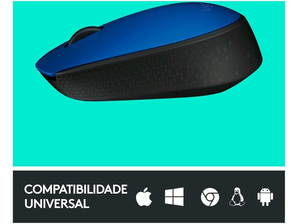 Mouse sem Fio Logitech Óptico 1000DPI M170 - 9