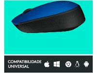 Mouse sem Fio Logitech Óptico 1000DPI M170 - 9