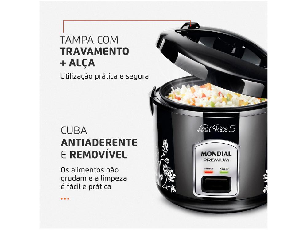 Panela de Arroz Elétrica Mondial Fast Rice 5 - 5