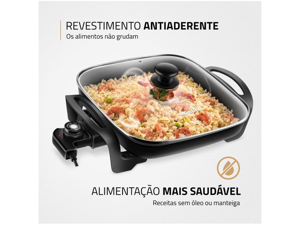 Panela Elétrica Multifuncional Quadrada Mondial - 16