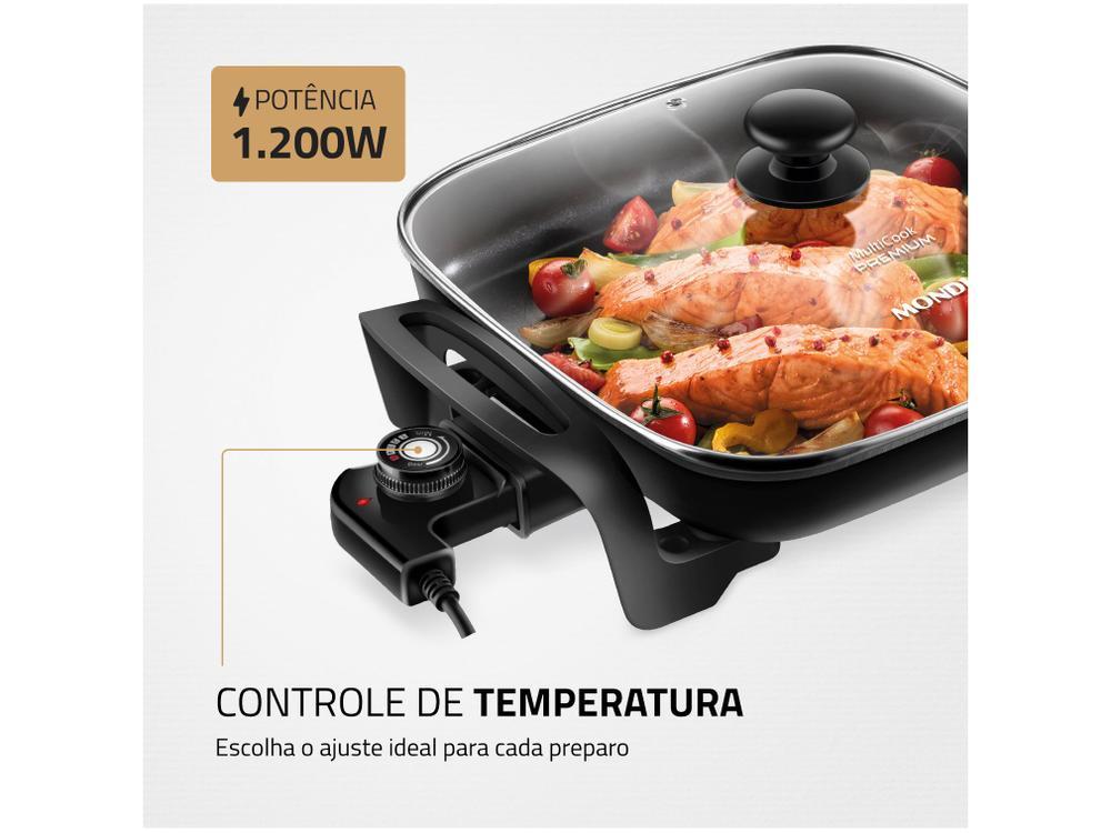 Panela Elétrica Multifuncional Quadrada Mondial - 10