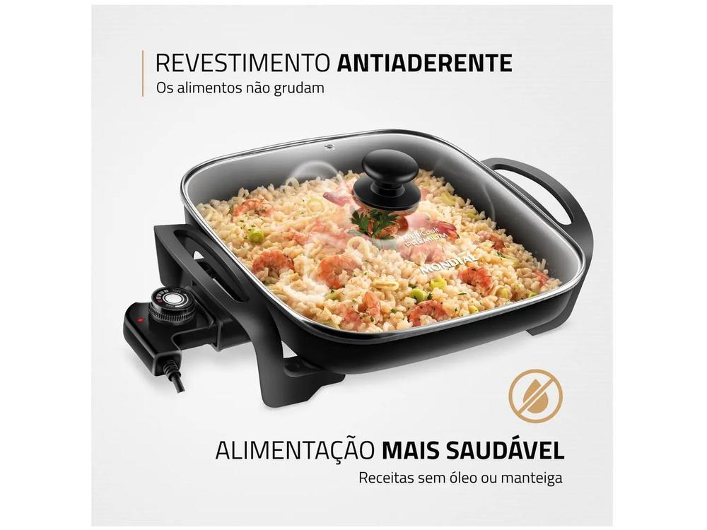 Panela Elétrica Multifuncional Quadrada Mondial - 2