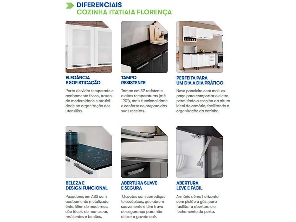 Armário de Cozinha Campacta Itatiaia Florença 10 Portas - 5