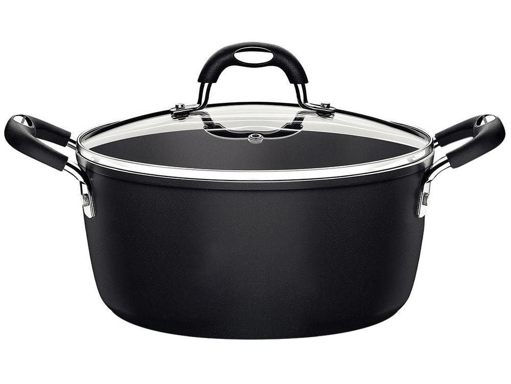 Jogo de Panelas Tramontina Antiaderente de Alumínio Preta 5 Peças Mônaco - 5