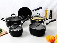 Jogo de Panelas Tramontina Antiaderente de Alumínio Preta 5 Peças Mônaco - 10