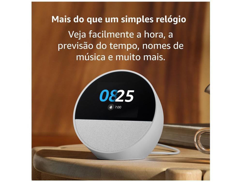 Echo Spot 2024 Smart Speaker Tela de 2,83” - 3