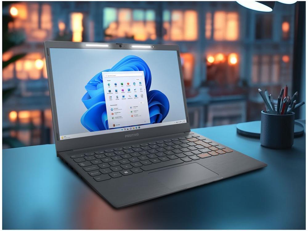 Notebook Positivo Vision C14 Lumina Bar Intel Celeron 4GB 128GB eMMC 14” HD Windows 11 Microsoft 365 - 10