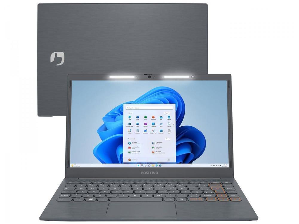 Notebook Positivo Vision C14 Lumina Bar Intel Celeron 4GB 128GB eMMC 14” HD Windows 11 Microsoft 365 - 17