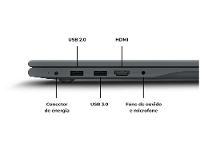 Notebook Positivo Vision C14 Lumina Bar Intel Celeron 4GB 128GB eMMC 14” HD Windows 11 Microsoft 365 - 9