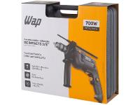 Furadeira e Parafusadeira de Impacto Wap 700W com Maleta 12 Peças WF 700K10 - 9
