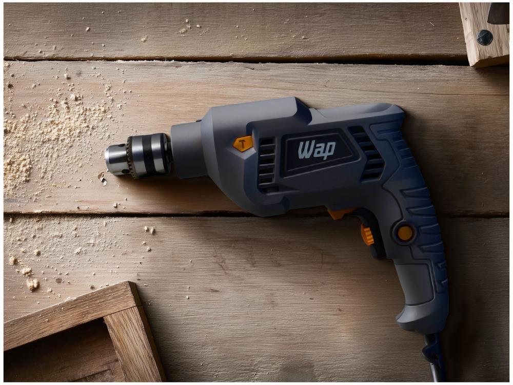 Furadeira e Parafusadeira de Impacto Wap 700W com Maleta 12 Peças WF 700K10 - 2