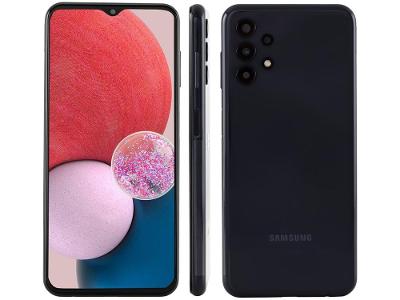 Smartphone Samsung Galaxy A13 128GB Preto 4G Octa-Core 4GB RAM 6,6” Câm Quádrupla + Selfie 8M