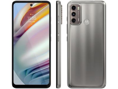 Smartphone Motorola Moto G60 128GB Champagne 4G 6GB RAM Tela 6,8” Câm. Tripla + Selfie 32MP