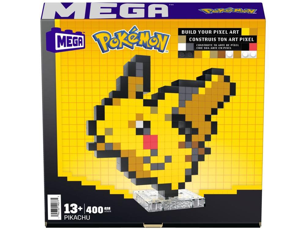 Blocos de Montar Mega Pokémon Pikachú Estilo Retrô - 5