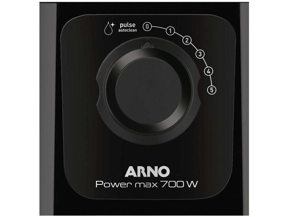 Liquidificador Arno Power Max LN50 Preto 5 Velocidades 700W - 8