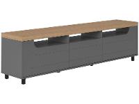 Rack para TV até 75" 1 Gaveta 2 Portas Artely Mercury - 7