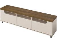 Rack para TV até 75" 1 Gaveta 2 Portas Artely Mercury - 3