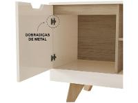 Rack para TV até 65" 2 Gavetas 1 Porta Artely Michigan - 3