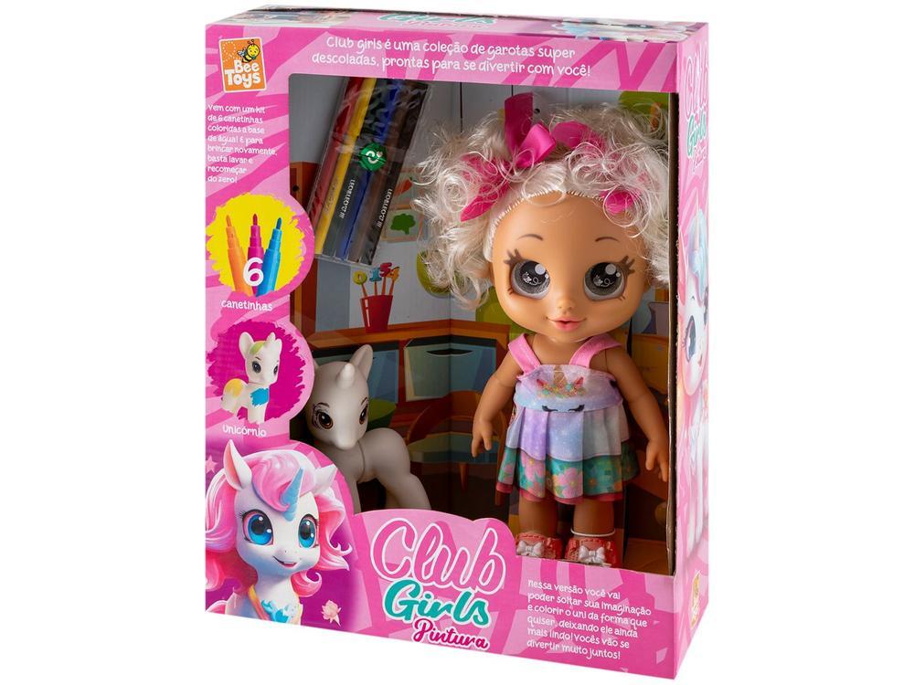 Boneca Club Girls Pintura com Unicórnio e Canetas - 6