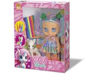 Boneca Club Girls Pintura com Unicórnio e Canetas - 9