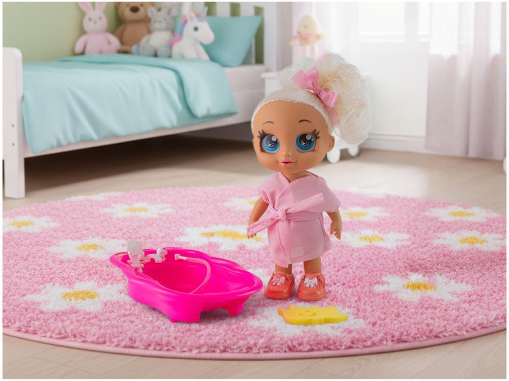 Boneca Club Girls Banho com Roupão Fralda - 2