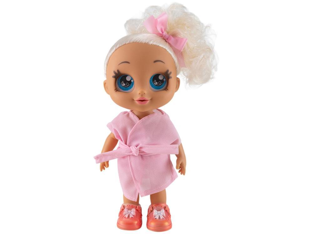 Boneca Club Girls Banho com Roupão Fralda - 3