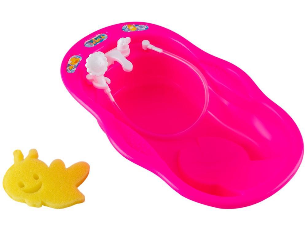 Boneca Club Girls Banho com Roupão Fralda - 6