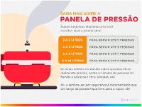 Panela de Pressão Panelux 4,5L Prata Classic 5000002 - 2