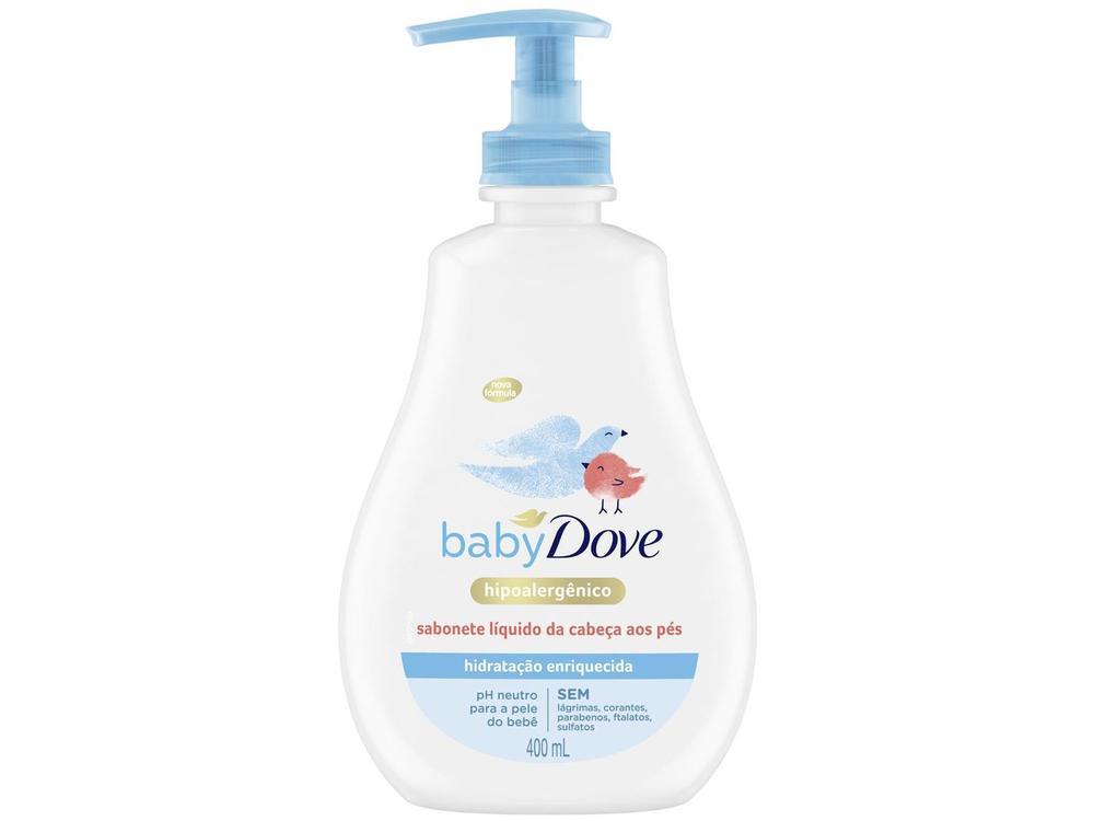 Sabonete Líquido Infantil Baby Dove da Cabeça aos Pés Hidratação Enriquecida 400ml - 10