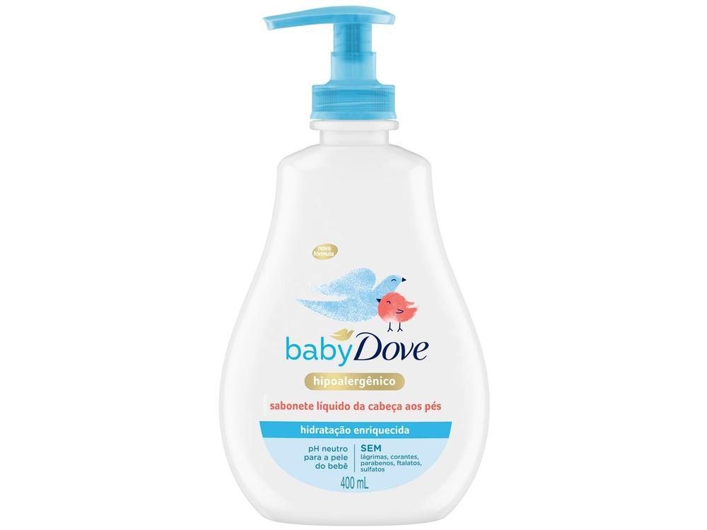 Sabonete Líquido Infantil Baby Dove da Cabeça aos Pés Hidratação Enriquecida 400ml - 1