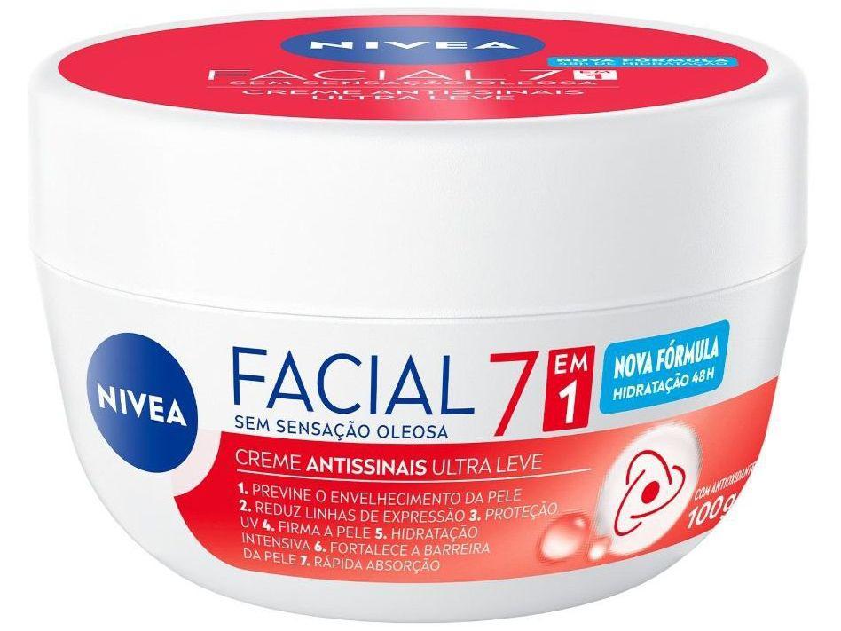 Creme Facial NIVEA Antissinais Ultraleve 7 em 1 100g - 1