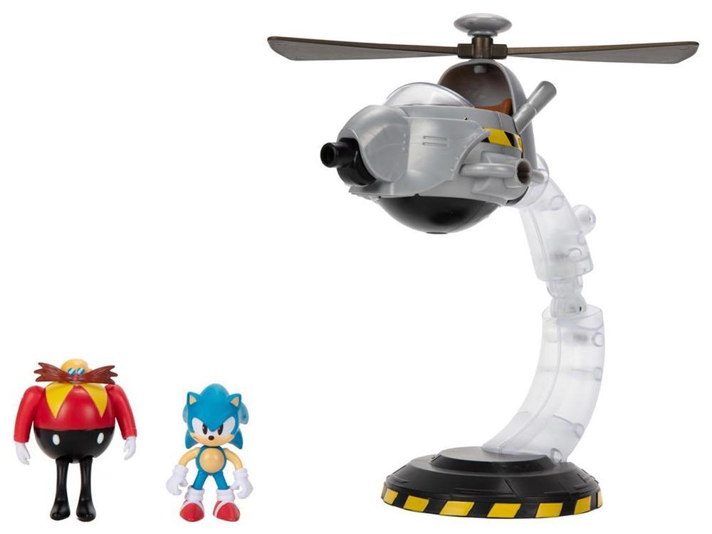 Playset Sonic The Hedgehog Batalha Veículo Egg - 5