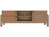 Rack para TV até 65" 2 Gavetas 1 Porta Artely Nature - 3