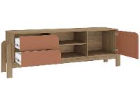 Rack para TV até 65" 2 Gavetas 1 Porta Artely Nature - 5