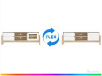 Rack para TV até 65" 2 Gavetas 1 Porta Artely Nature - 2