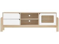 Rack para TV até 65" 2 Gavetas 1 Porta Artely Nature - 3