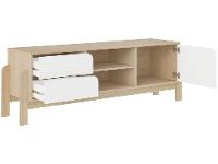 Rack para TV até 65" 2 Gavetas 1 Porta Artely Nature - 5