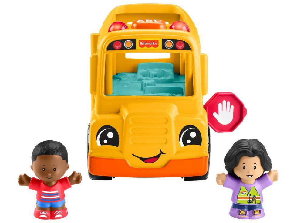 Ônibus Little People Escolar Mattel com Acessórios - 1