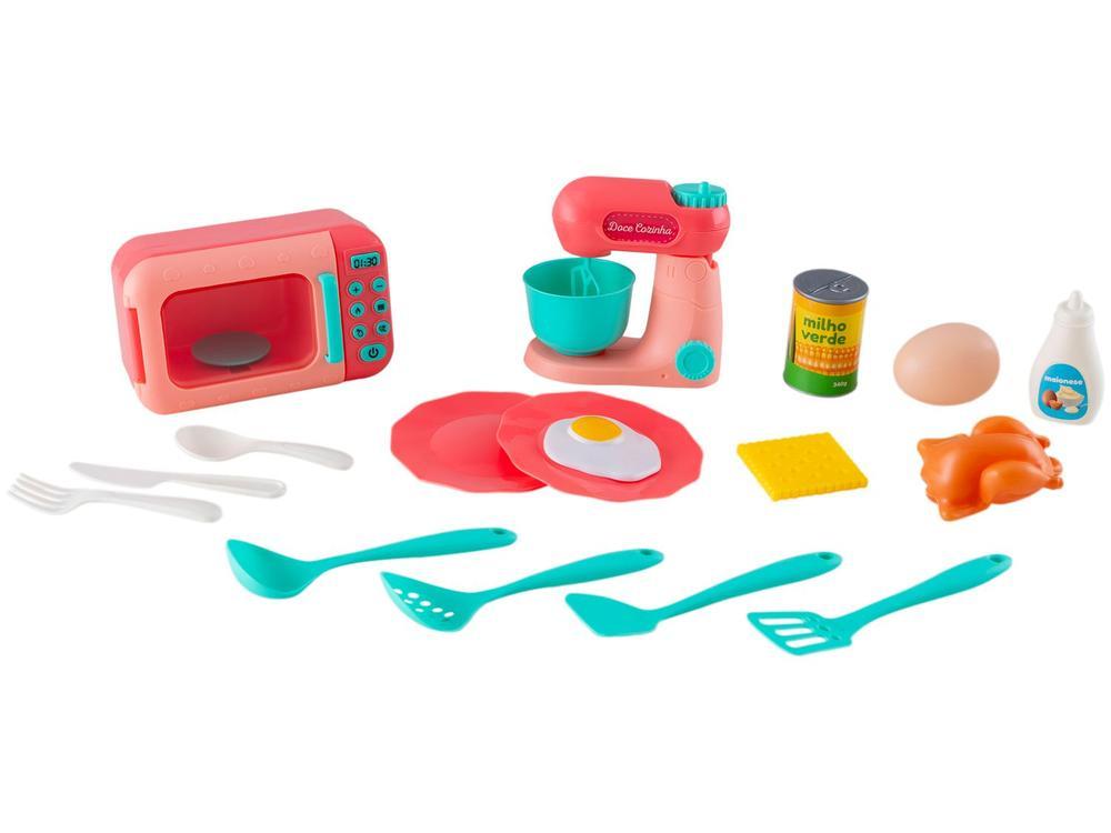 Kit Cozinha Infantil Doce Cozinha Micro-ondas e - 1
