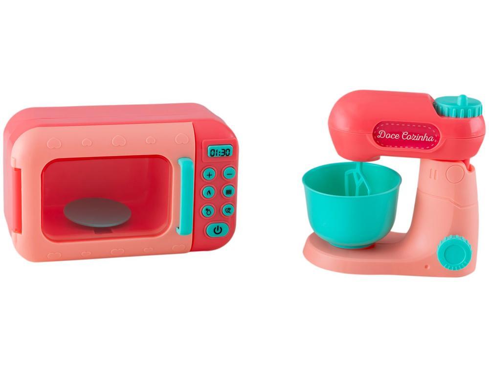 Kit Cozinha Infantil Doce Cozinha Micro-ondas e - 4