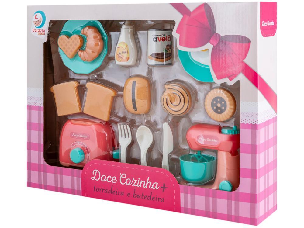 Kit Cozinha Infantil Doce Cozinha Torradeira e  - 9