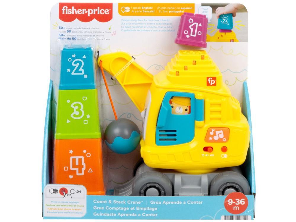 Brinquedo para Bebê Fisher-Price Guindaste Aprenda - 5