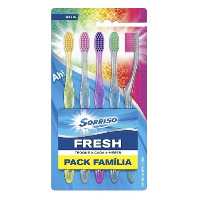 Escova de Dente Colgate Fresh 5 Unidades