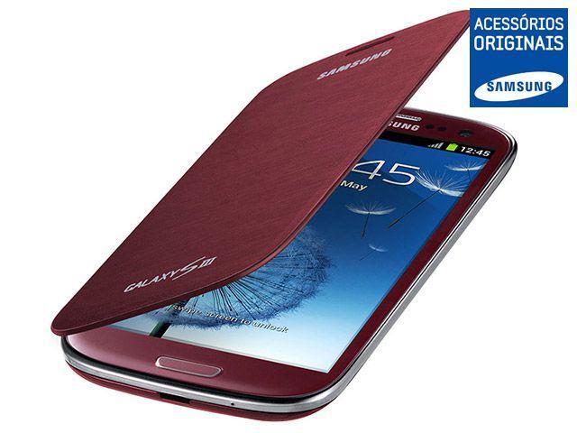 Capa Flip p/ Galaxy SIII - 1