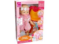Boneca Baby New Mini Bebê Mania com Babador - 6