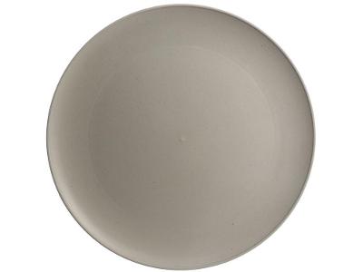 Prato Raso Cinza Redondo 27cm Hauskraft FBBU003/CZ